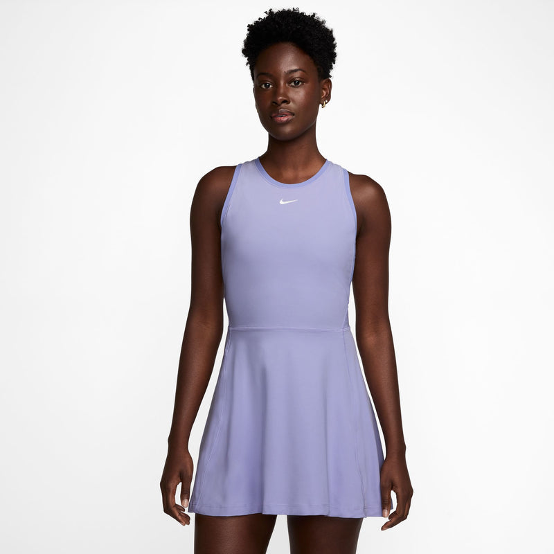 Women's Victory Dri-FIT Tennis Dress in Lilac Ice/White