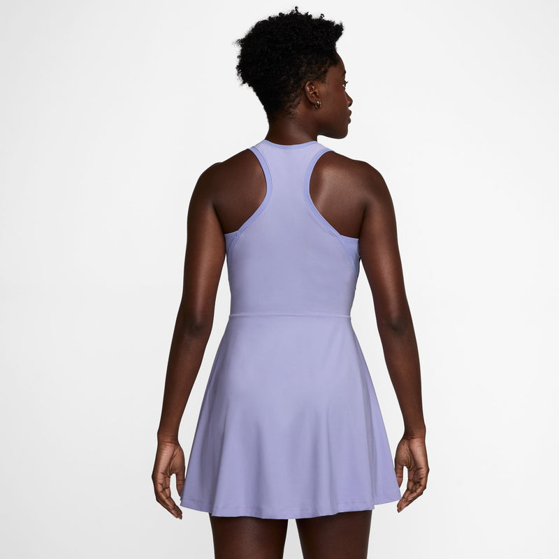 Women's Victory Dri-FIT Tennis Dress in Lilac Ice/White