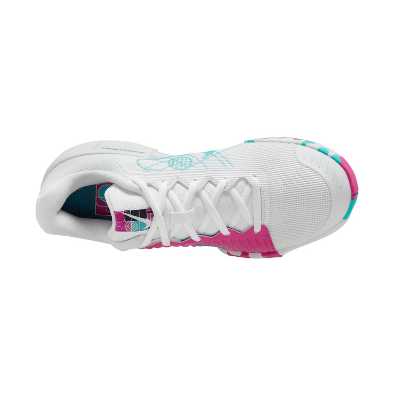 Women's Zoom Challenge Pickleball Shoes in White/Retro-Alchemy Pink