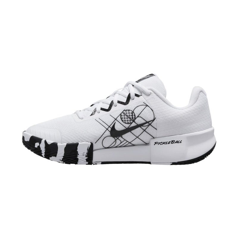 Women's Zoom Challenge Pickleball Shoes in White/White-Black