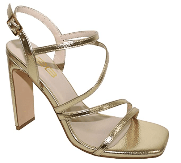 X2B Ally-4 Women Sexy Stiletto Strappy Square Open Toe High Heels Shoes