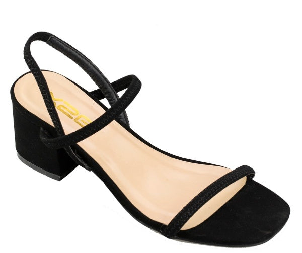 X2B Dindy-1N Women Low Block Heel Sandals