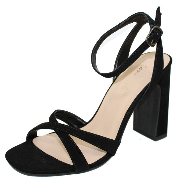 X2B Women Chunky block Strappy Open Toe High Heel Sandals Shoes