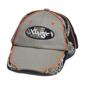 XLarge Red Head Hybrid 6 Panel Hat - Olive