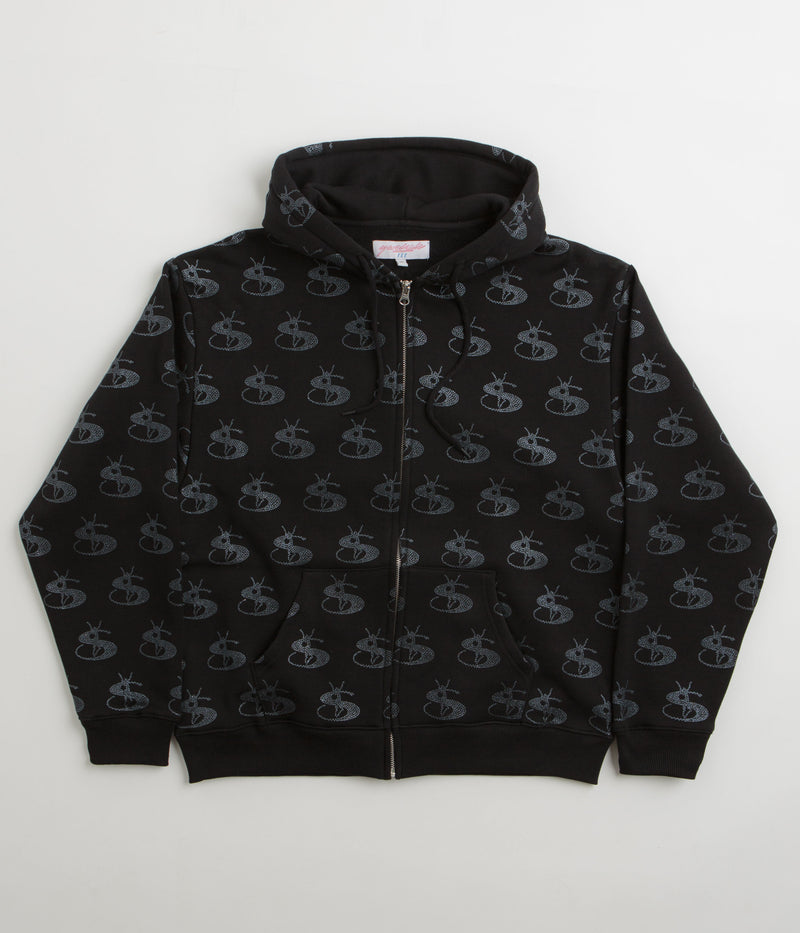Yardsale Bijou Hoodie in Black and Indigo