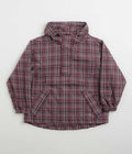 Yardsale Plaid Pullover Jacket in Black and Red