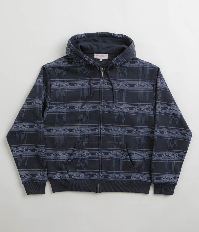 Yardsale Syphon Hoodie in Black and Blue