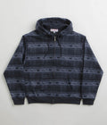 Yardsale Syphon Hoodie in Black and Blue