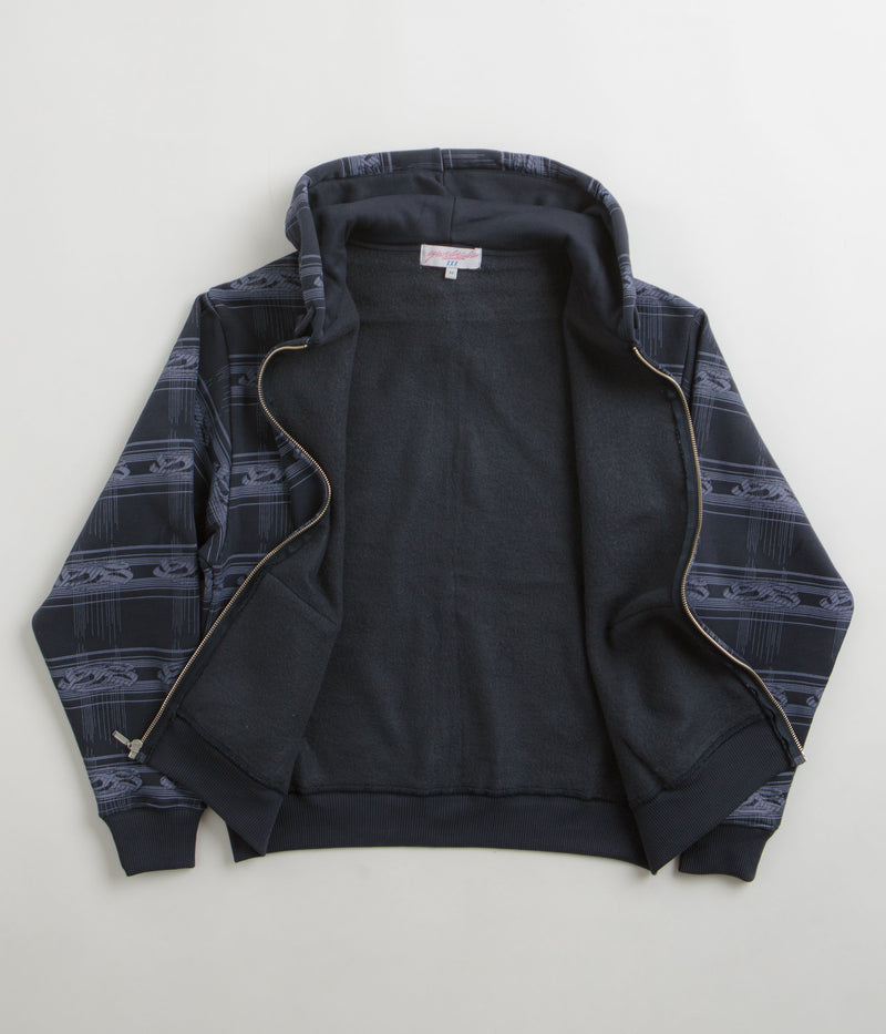 Yardsale Syphon Hoodie in Black and Blue