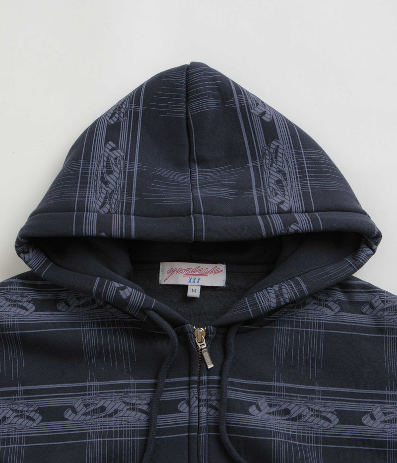 Yardsale Syphon Hoodie in Black and Blue