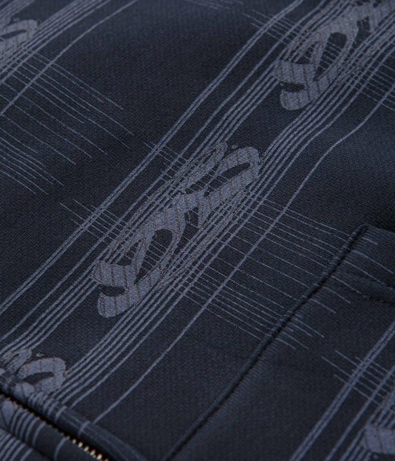 Yardsale Syphon Hoodie in Black and Blue
