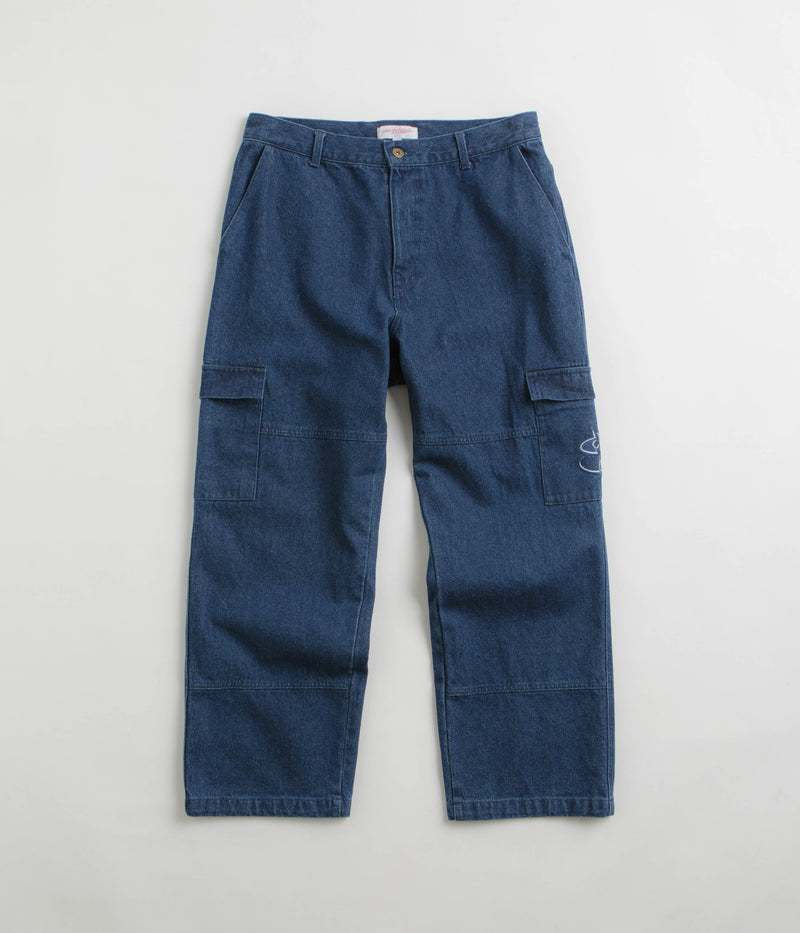 Yardsale Tactical Phantasy Cargo Jeans in Denim