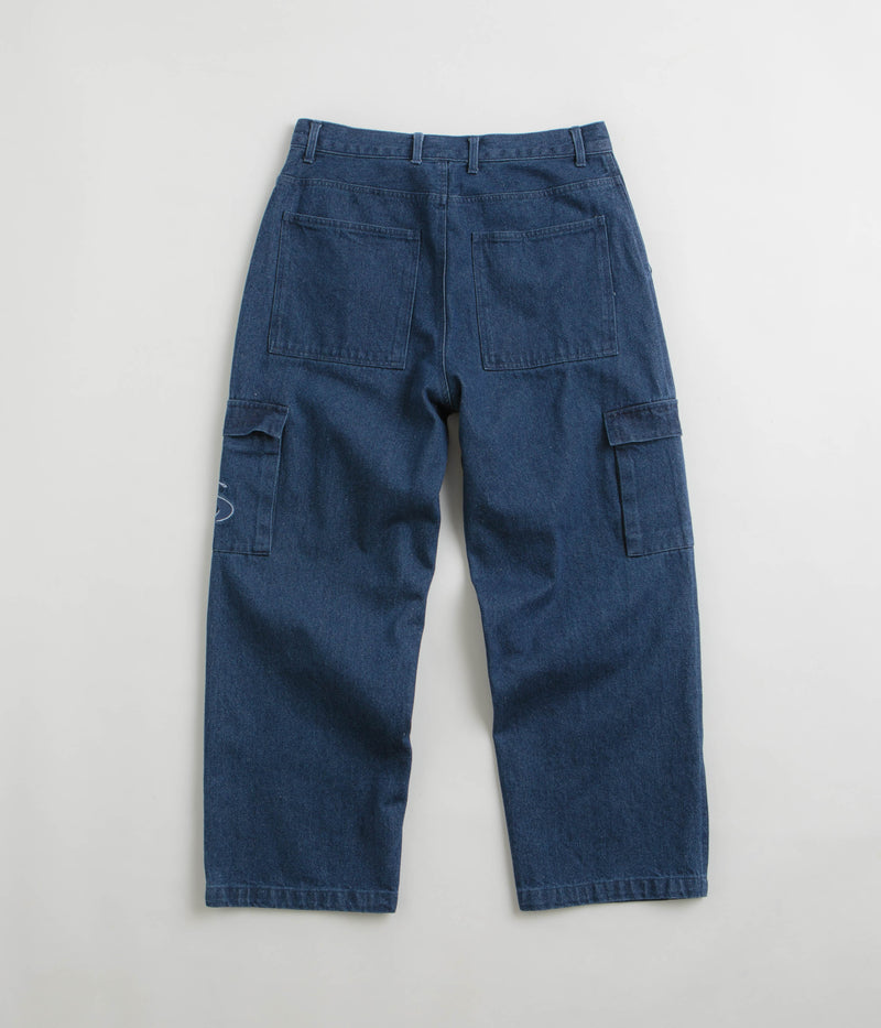 Yardsale Tactical Phantasy Cargo Jeans in Denim