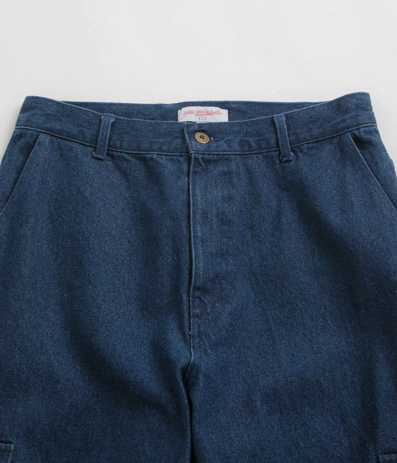 Yardsale Tactical Phantasy Cargo Jeans in Denim