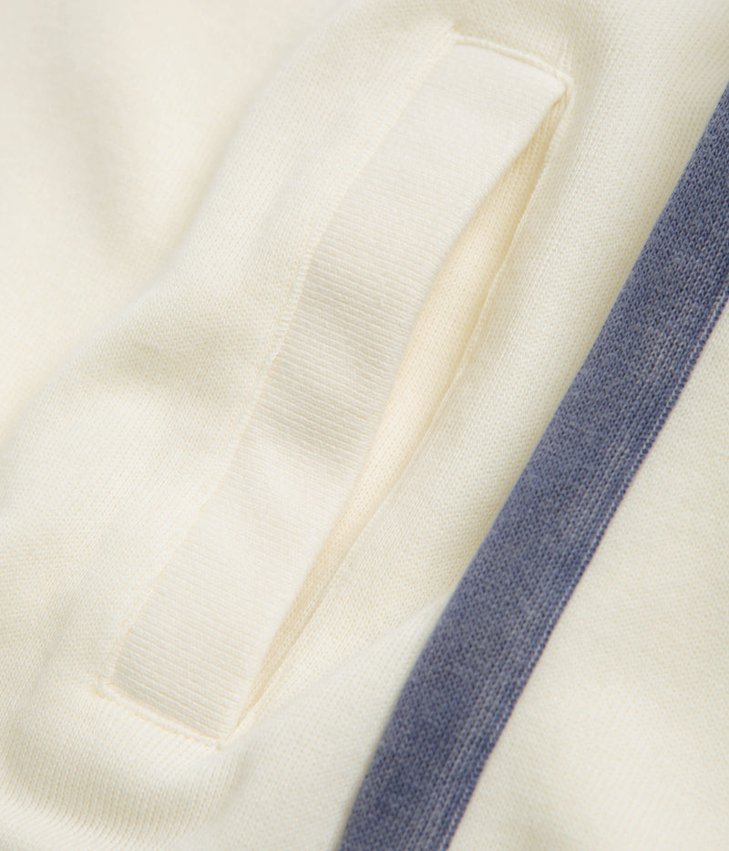 Yardsale Woven Phantasy Full-Zip Sweatshirt in Cream