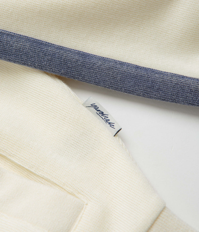 Yardsale Woven Phantasy Full-Zip Sweatshirt in Cream