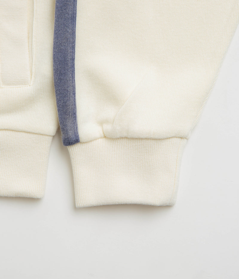 Yardsale Woven Phantasy Full-Zip Sweatshirt in Cream