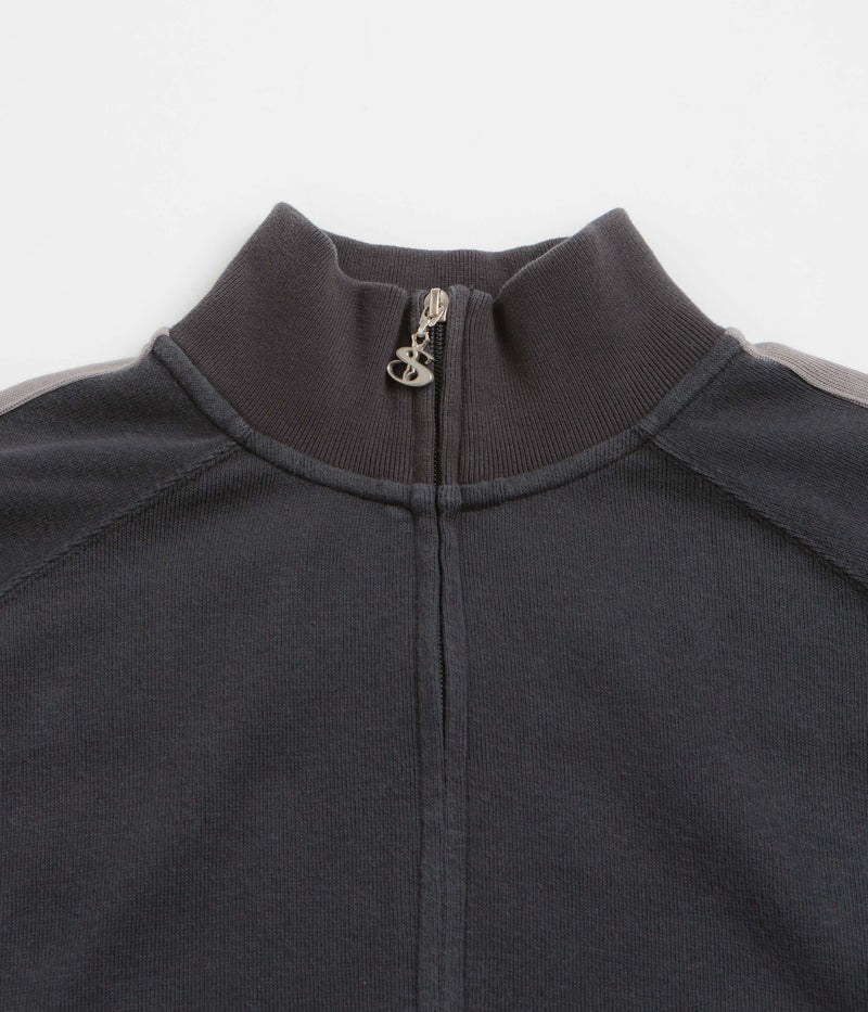 Yardsale Woven Phantasy Full-Zip Sweatshirt in Navy