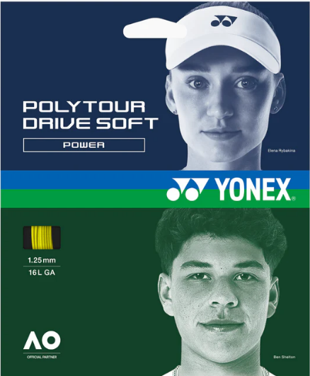 Yonex Polytour Drive Soft 16L in Flash Yellow